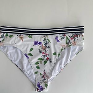 New Athleta Gold Coast Floral Bikini Bottom